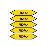 Značení potrubí, propan